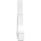 Ekena Millwork Ericson Architectural Grade PVC Gable Bracket, 96"W x 44"H x 6"D x 6"F, 11/12 Pitch GBP096X44X0606ERI00 - alternate 3